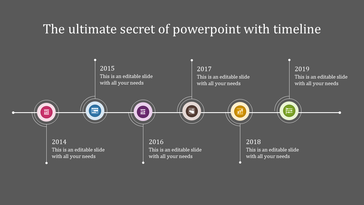 powerpoint with timeline